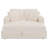 Naykin 2-Person Faux Fur Sofa Bed with Removable Cushion Cover-1034732970-1017162313