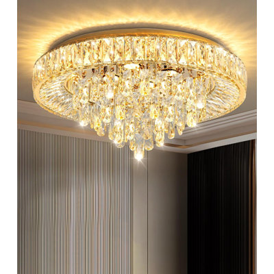 Modern Dimmable Crystal Chandelier