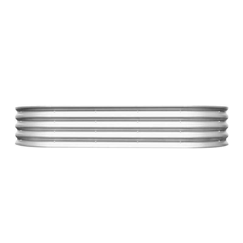 Galvanized Raised Garden Bed Kit - Heavy Duty Rust-resistant Metal Planter For Outdoor Vegetables/flowers/herbs, All-in-one Easy Assembly