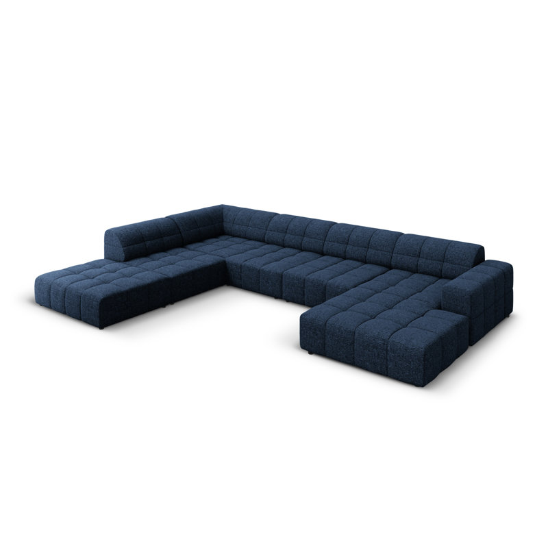 Chicago Modular Corner Sofa, Left Hand Facing, Blue