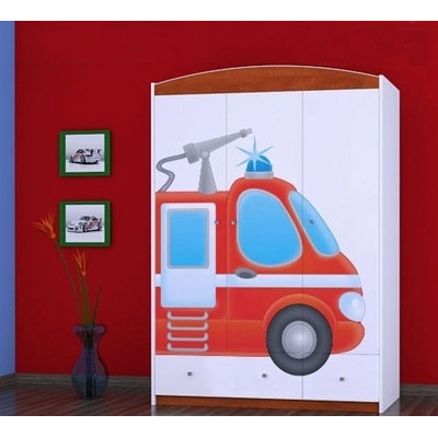 Overstreet 3 Door Wardrobe