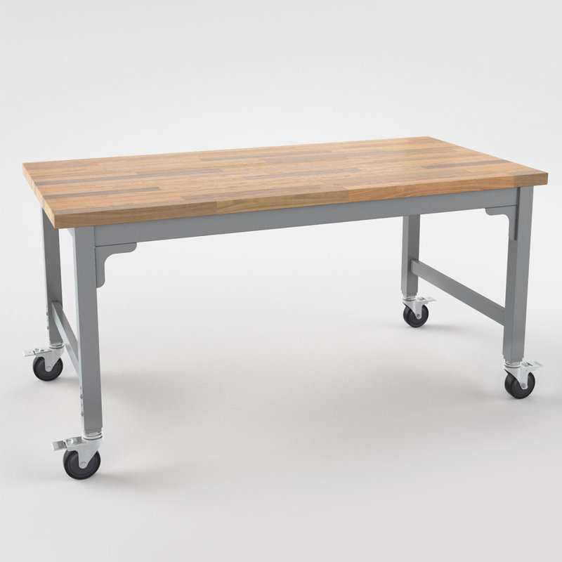 ADA Height Adjust Maker Table, 40" H x 72" W x 36" D