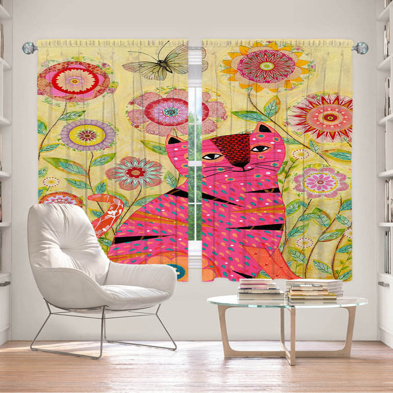Ensemble de rideaux en polyester 2 pièces, L 40 po x L 52 po