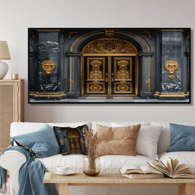 Portes dorées dorées II - Banks, art mural