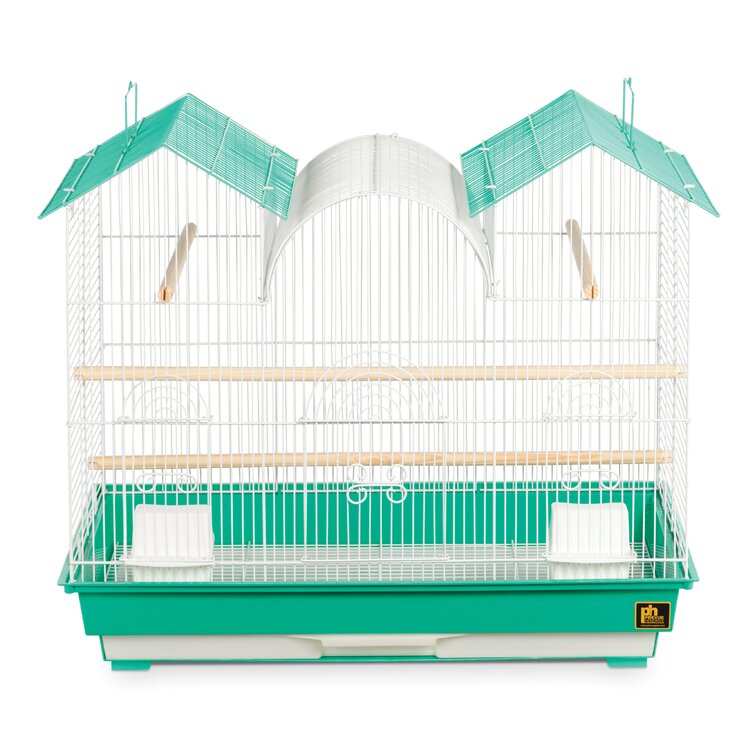 Ciani 24'' Plastic Dome Top Hanging Bird Cage with Perch