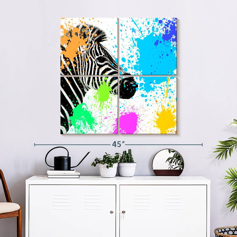 Brampt Zebra I, 32'' H x 32'' W
