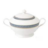 Lorren Home Trends La Luna Collection Bone China Souptureen And Lid, Sapphire Design