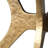 Aarsh Oak Round Metal Base Dining Table