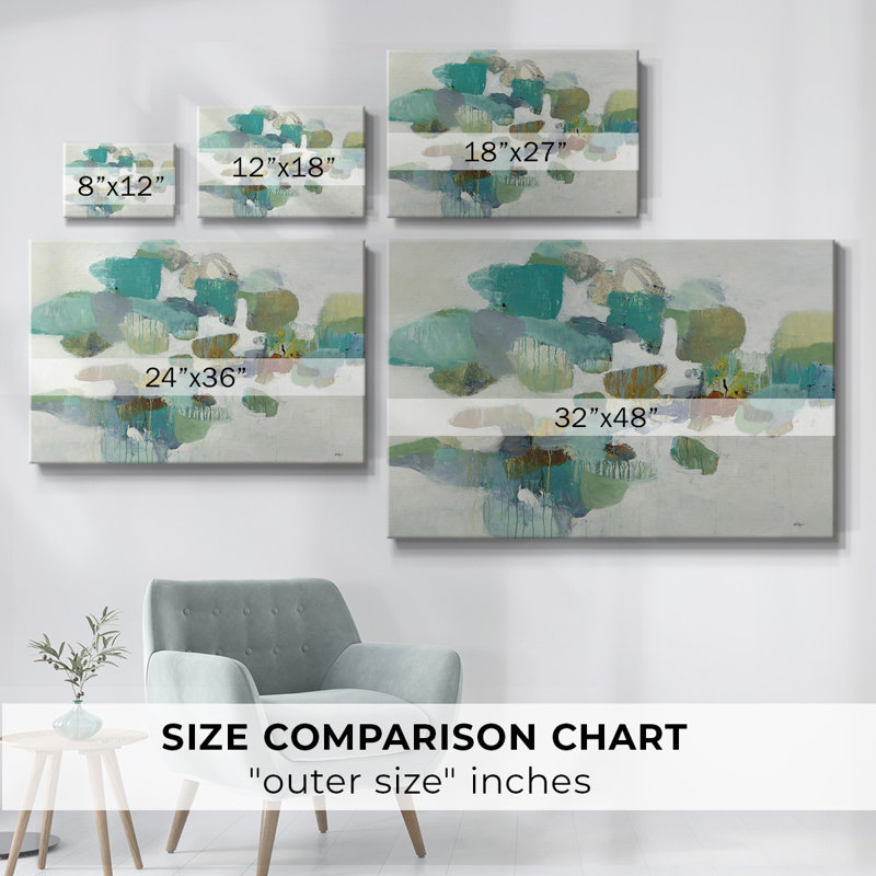 Stepping Stones - Toile tendue avec châssis, H 8 po x l 12 po