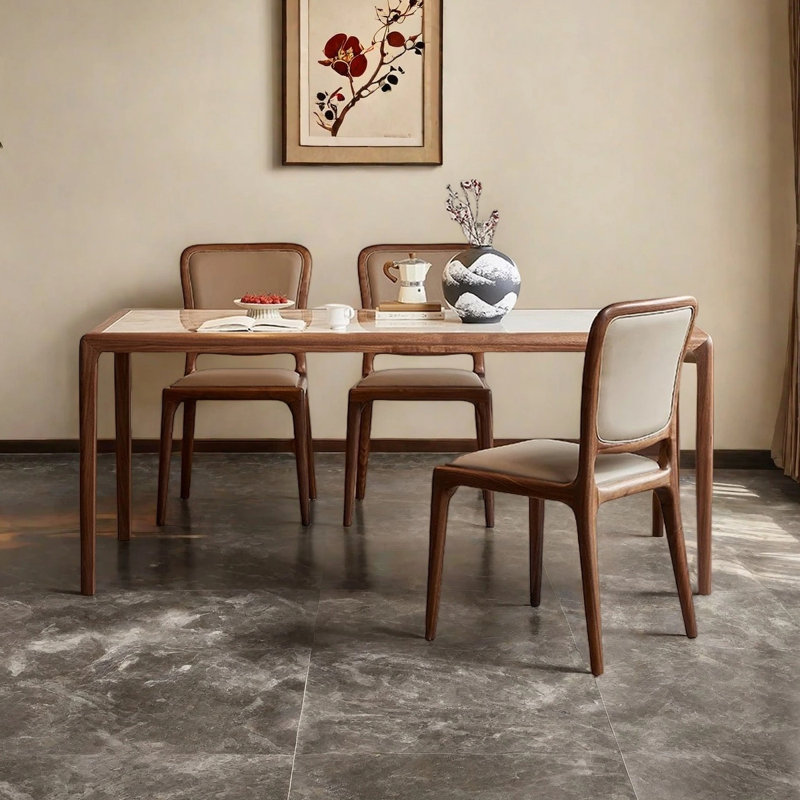 Simple style rectangular dining table, 29.53"H x 70.87"L x 31.5"W