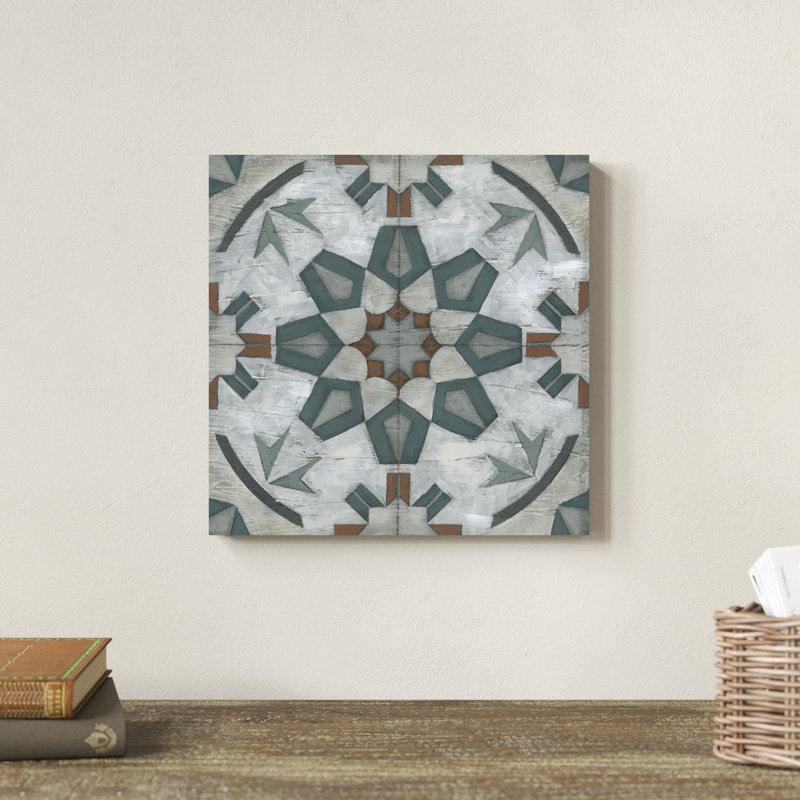 Verdigris Tile I, H 12 po x l 12 po
