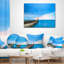 Coussin Pier and Lightour in Sunset - Sea & Shore