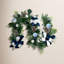 Frosted Pine With Blueberries Bows And Ornaments Christmas Garland - 6' X 8" - Unlit