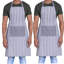 Striped Bib Apron-1340549609