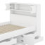 Base de lit plateforme simple avec tablettes et tiroirs-281886545