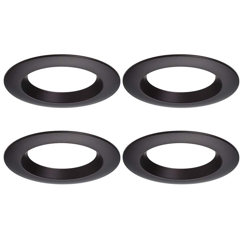 Bague de finition interchangeable de 10 cm (4 po), pour luminaire encastré Torchstar, carrée, bronze huilé, Square