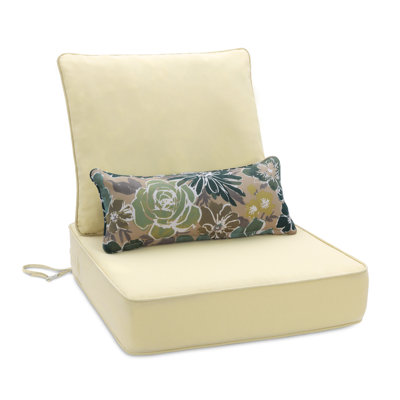 Fade-Resistant Olefin Fabric Outdoor Deep Seat Cushion
