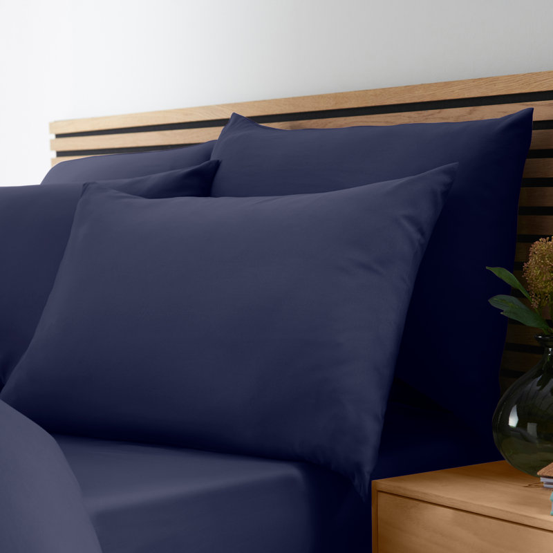 So Soft Easy Iron Duvet Cover Set, Single - 1 Standard Pillowcase, Navy