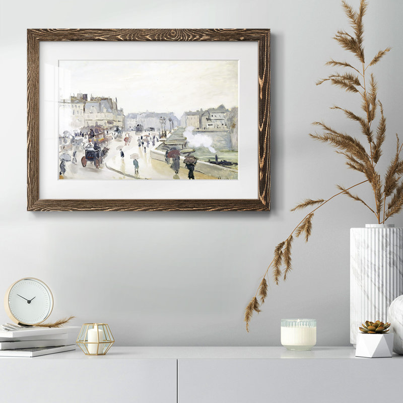 Le Pont Neuf, 1872, Noyer, H 28 po x l 42 po x P 1,5 po