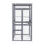 Catio en bois, enclos pour chat extérieur, maison pour chat avec plateformes, planche de soleil, hamac, porte, cage de chaton