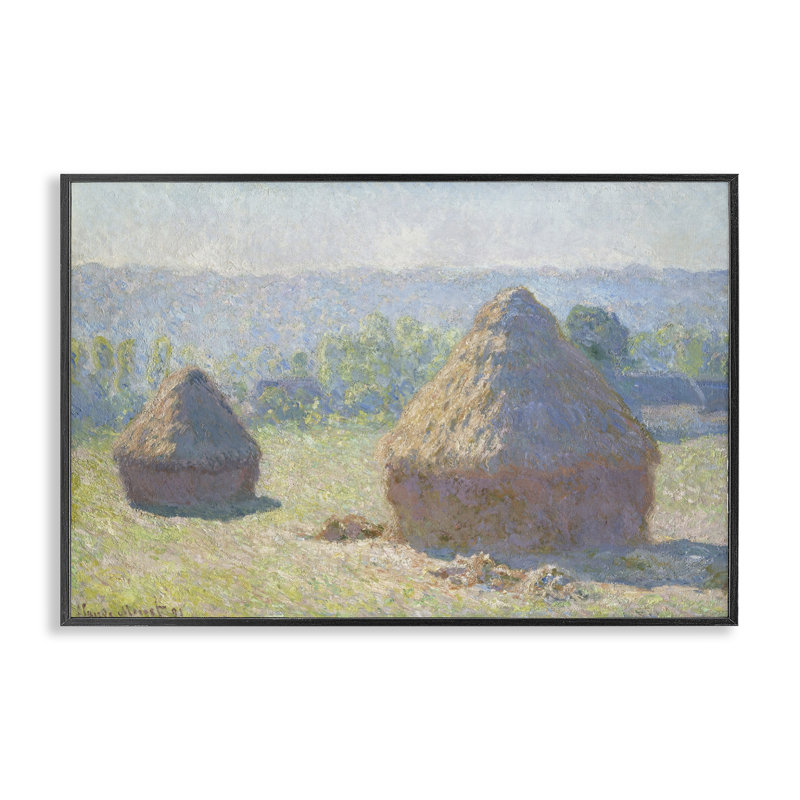 Art classique de giclées de fin de l'été par one1000paintings, Giclée encadrée noir minuit, H 16 po x l 24 po