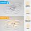 Ventilateur de plafond 30 pouces avec lumières DEL à télécommande à intensité variable, ventilateur à 6 vitesses