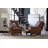 Astha Genuine Leather Push-Back Recliner