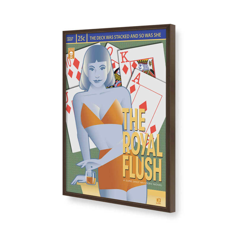 Scarlet Rendezvous, reproduction d'art, Impression encadrée sans passe-partout, H 15 po x l 12 po, Brun Belvinder