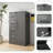 Metal Storage Vertical Filing Cabinet With Lock, Steel File Locker With 4 Drawers And 1 Door For School, Living Room, Bedroom, Office-1225244571