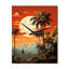 Daimian - Horloges murales Palm Trees-1824651564
