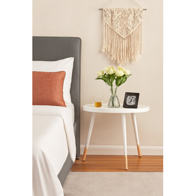 Albany Solid Wood Tray Top End Table