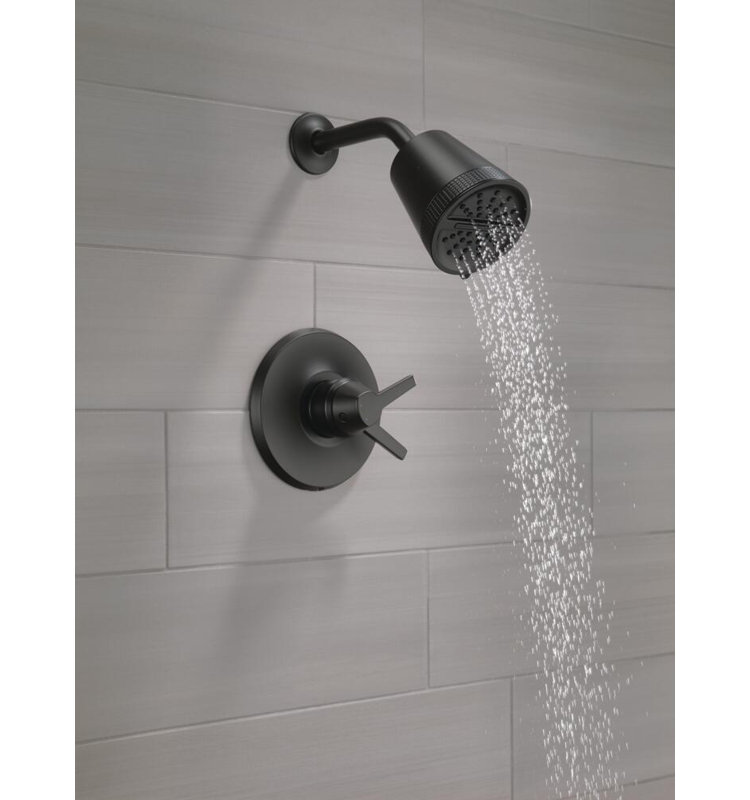 Galeon Shower Faucet, Matte Black