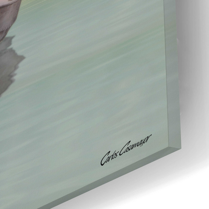 " Soft Sunrise On The Beach 11 " by Carlos Casamayor, 12" H x 16" W x 0.13" D