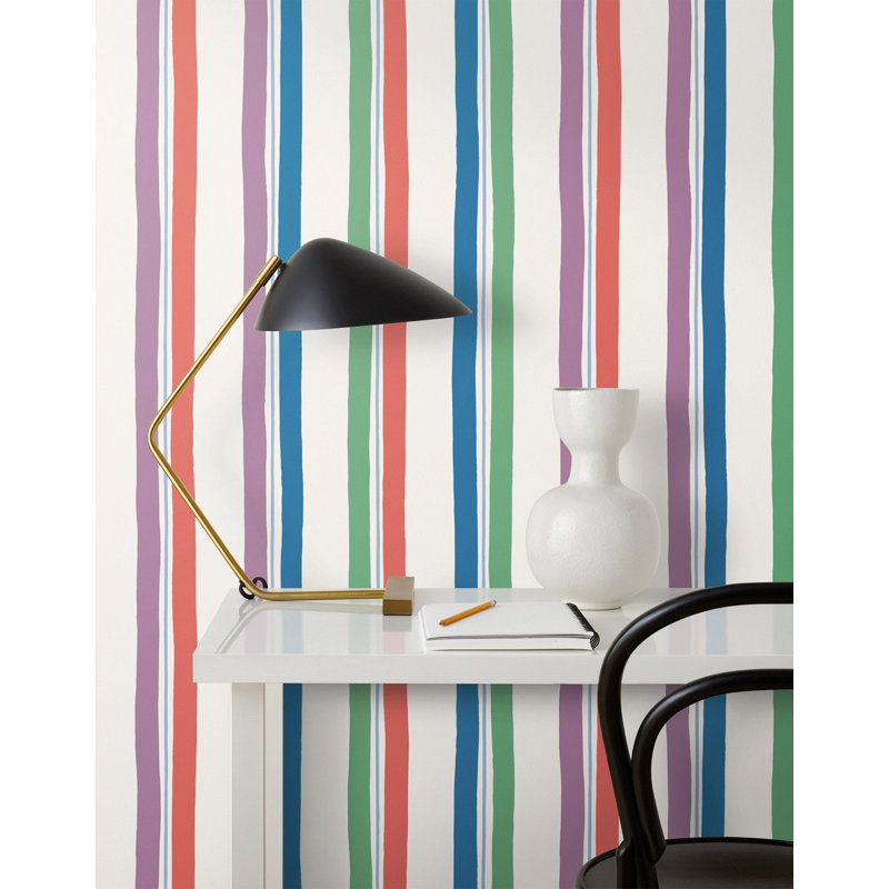 Picnic Wallpaper | Traditional / Roll - 27" x 30', Berry
