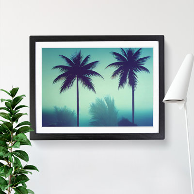 Head Turning Palm Trees - Single Picture Frame Print