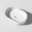 Lavabo sur pied Jendara avec surface solide et nettoyage facile (lavabo seulement)