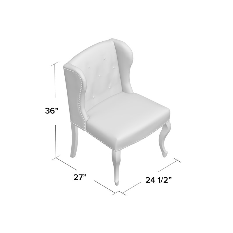 Fauteuil à oreilles Andren, Tissu sarcelle