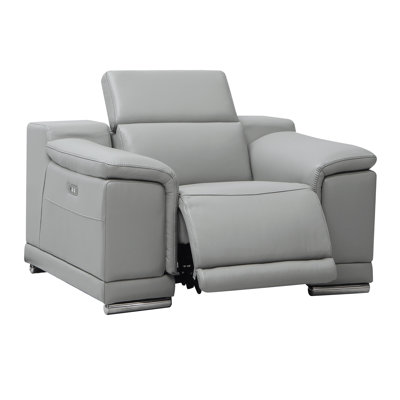 Leather Power Reclining Chair