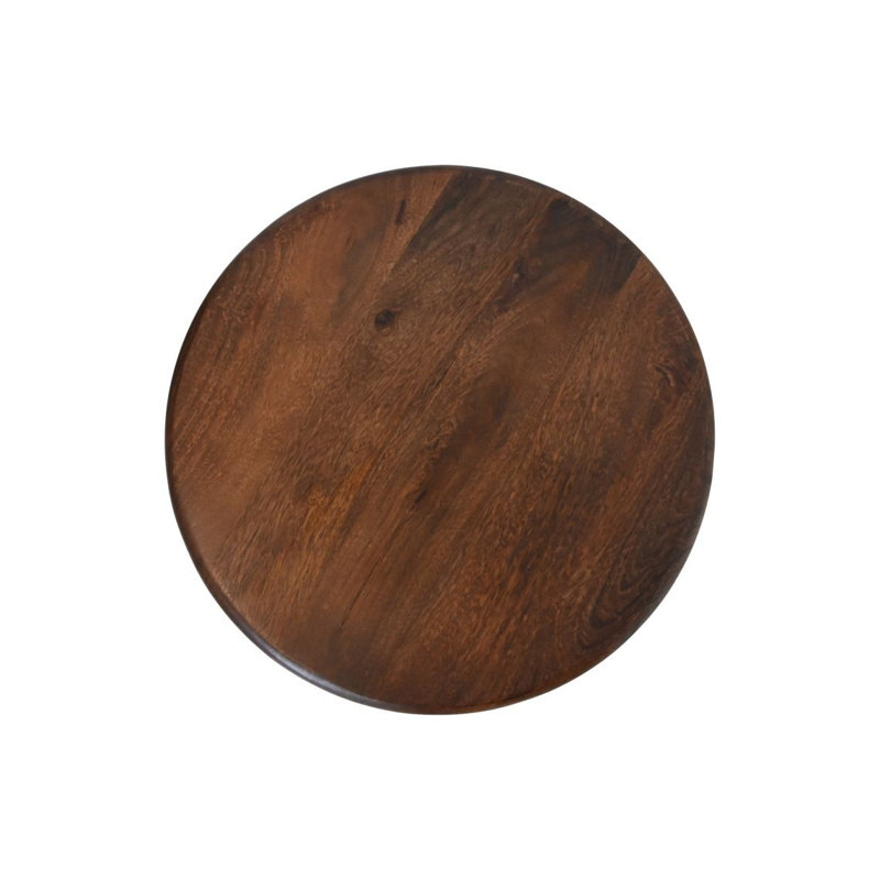 Blina Solid Wood End Table, Brown