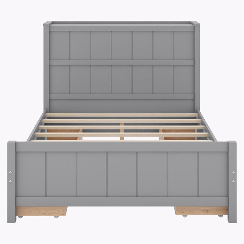 Baidland Bed, Grey, Full