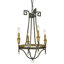 Bailey 4 - Light Candle Style Wagon Wheel Chandelier