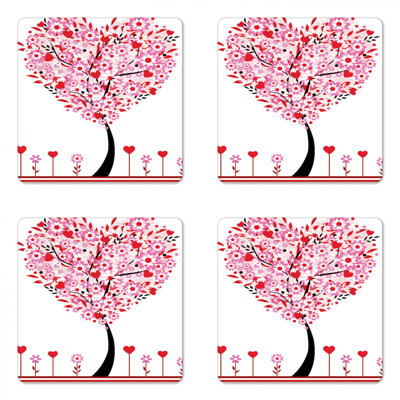 Square 4 Piece Coaster Set
