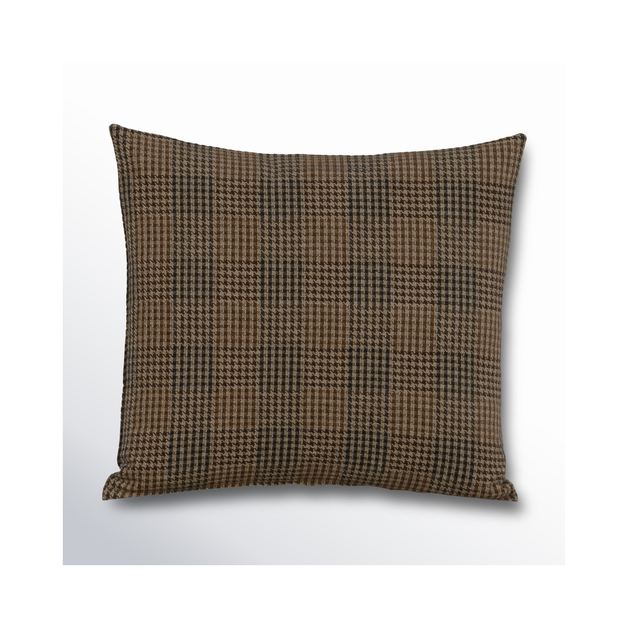 Eevi Hazelnut 20" x 20" Throw Pillow, 
Rectangle 14"H x 26"W, Brown, Polyester