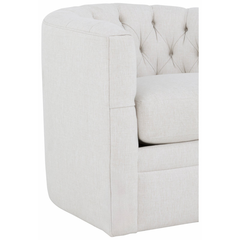 Swivel Tufted Armchair, Linen (3155 72)