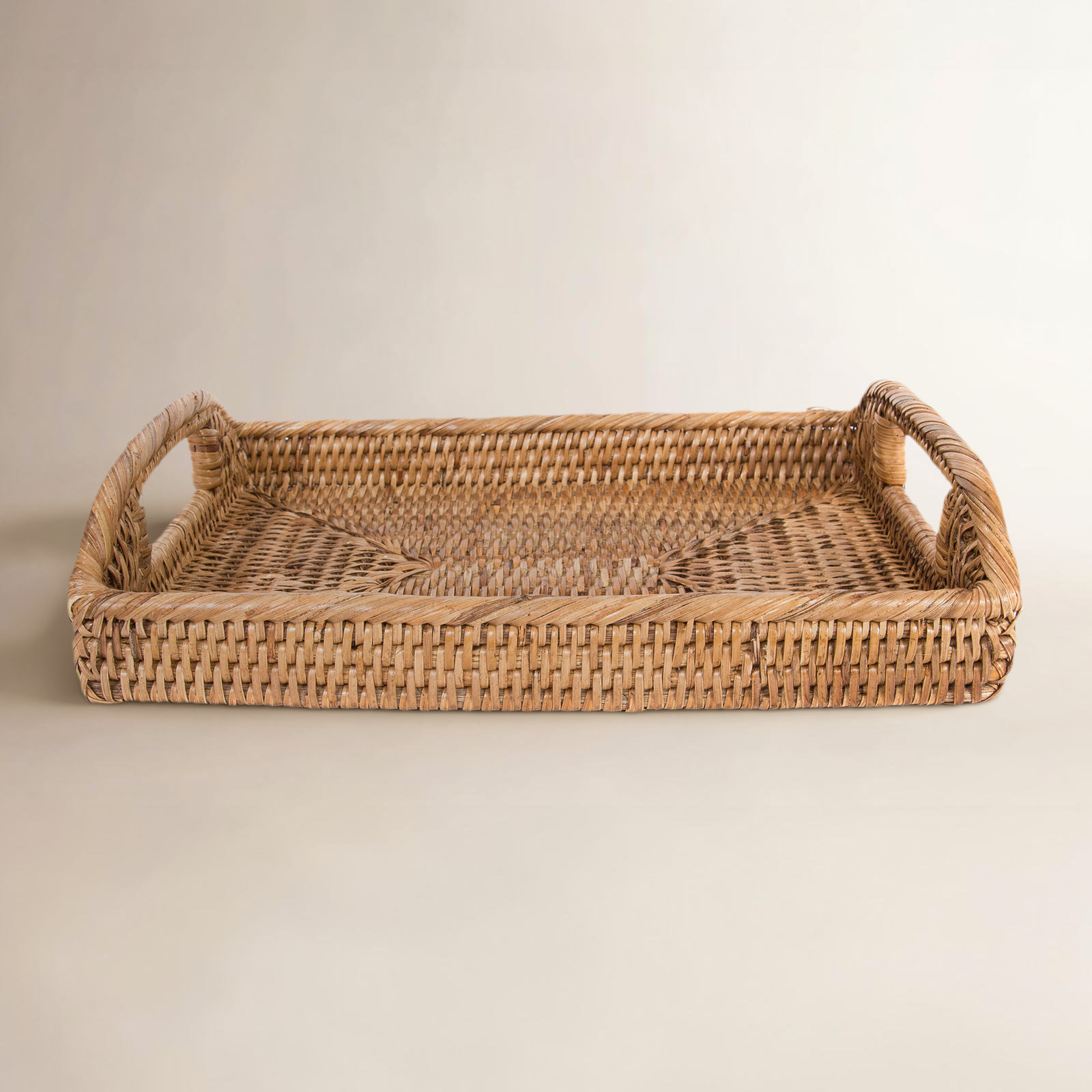 Panya Decorative Tray, Honey Brown