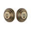Nostalgic Warehouse Classic Rosette Double Cylinder Deadbolt-787828056
