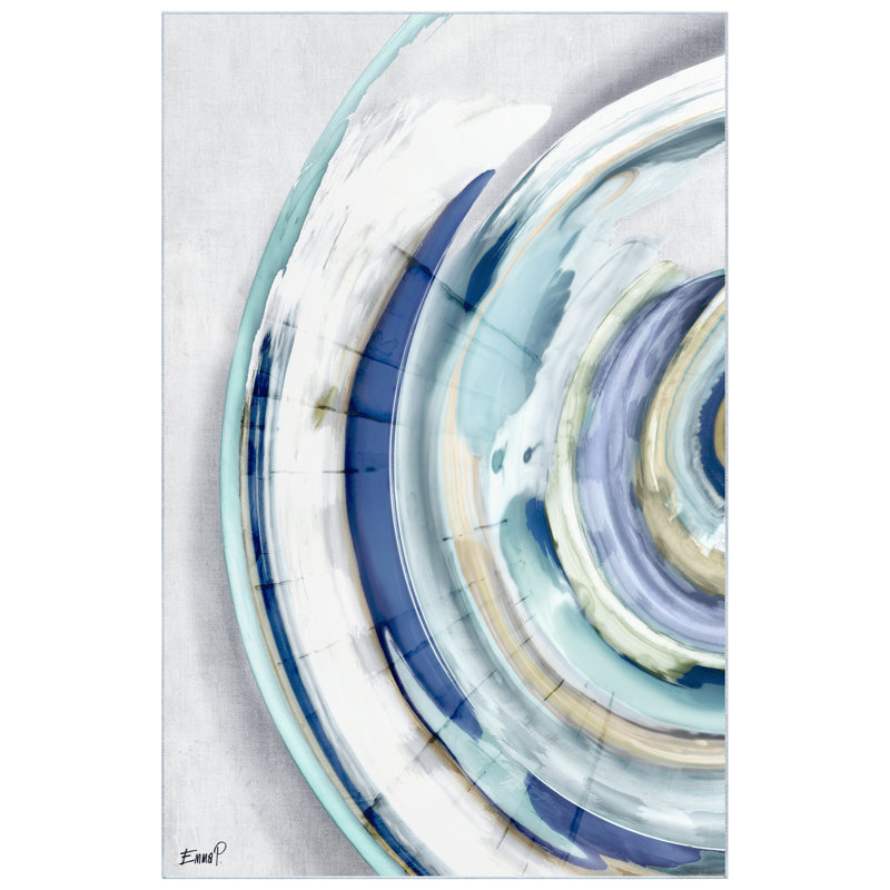 Fantasy Shell II Washable Geometric Area Rug, Power-loomed, Softness with Non-Slipping Backing