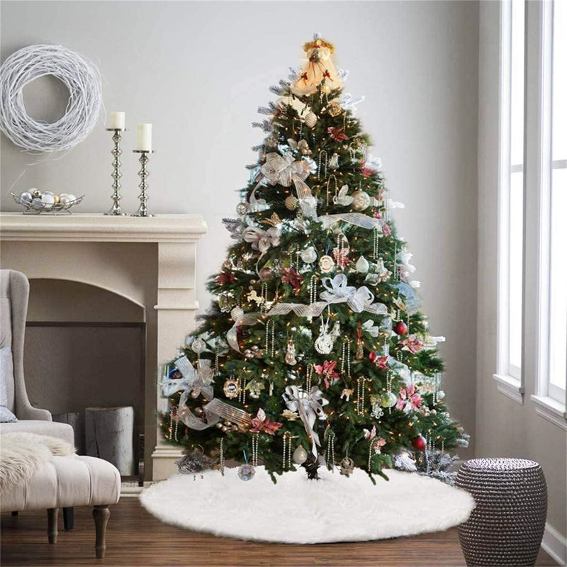 Faux Fur Tree Skirt