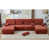 Velours côtelé rouge sélectionné