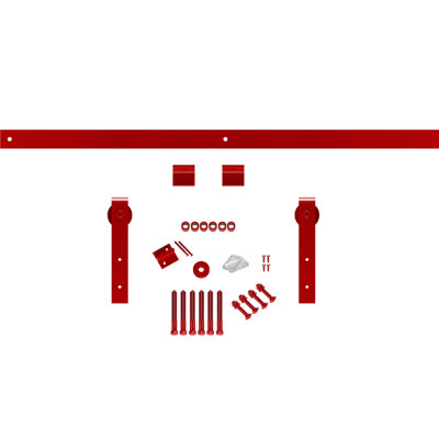 Ensemble de quincaillerie pour porte de grange standard Premium